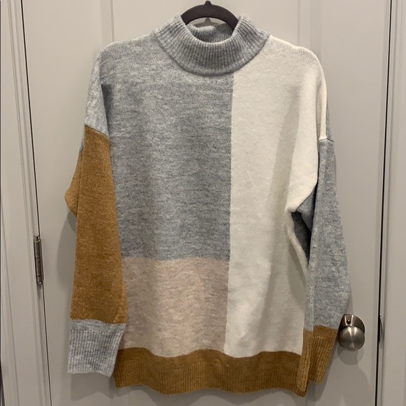 Primark Sweaters - Mock neck color block sweater